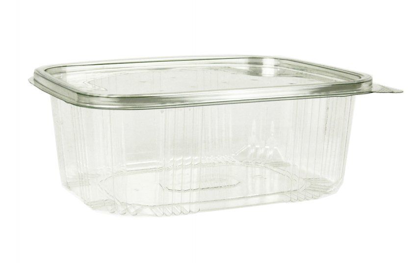 Envase PET tapa bisagra  189x227x84mm