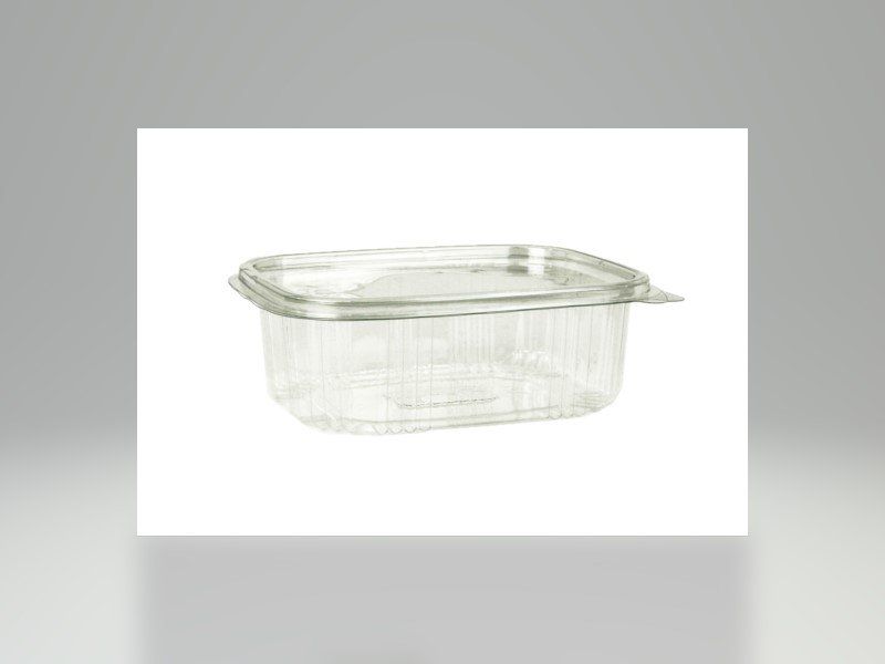 Envase PET tapa bisagra 145x175x59mm