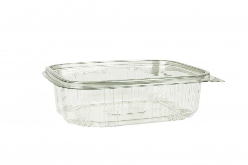Envase PET tapa bisagra  190x228x65mm