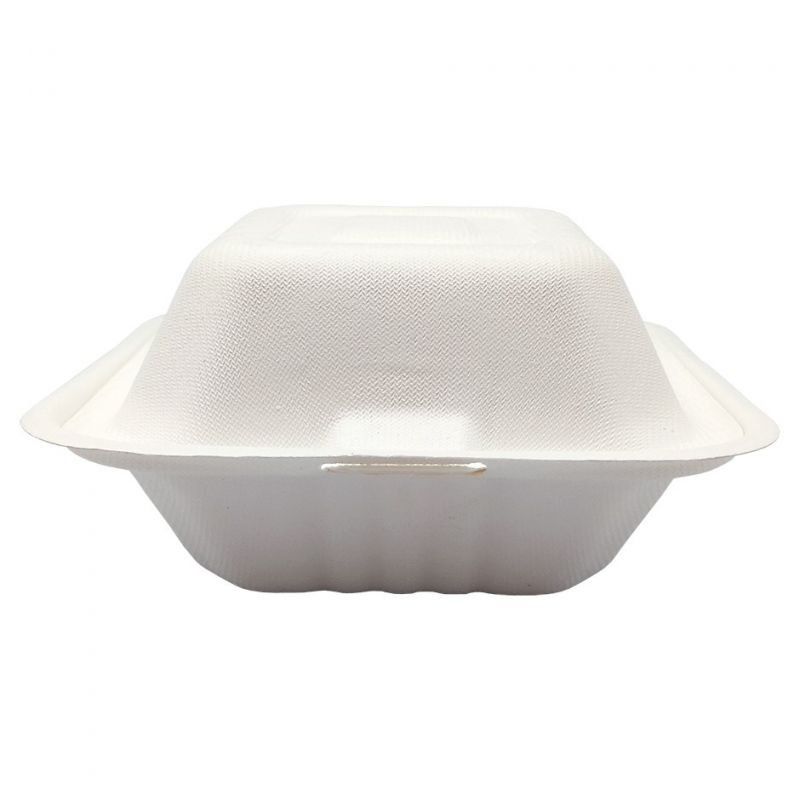 Envases fibra de caña de azúcar 150x150mm