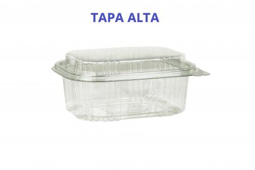 Envase PET tapa ALTA  117x144x70mm