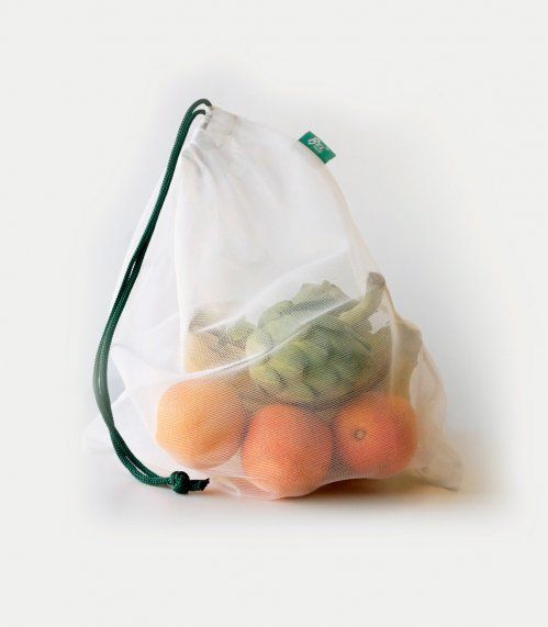 Las bolsas de malla reutilizables son bolsas que se pueden reutilizar para comprar productos a granel en las tiendas de comestibles