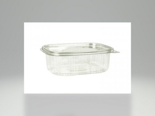 Envase PET tapa bisagra 145x175x59mm.