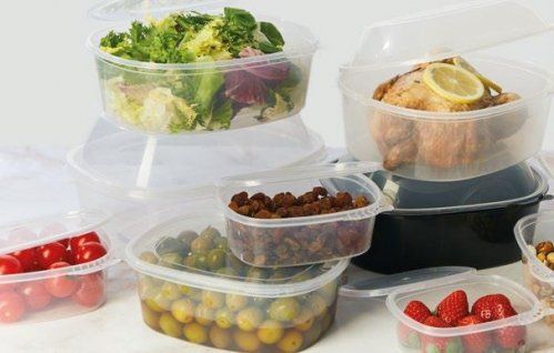 ENVASES REUTILIZABLES FABRICADOS CON POLIPROPILENO INYECTADO 
Puede utilizarse para uso en microondas hasta 120º y en congelación hasta  40ºC. Idóneos para el uso directo en los lineales de alimentación al llevar la tapa un precinto que impide su apertura. Este producto, debido a su cierre estanco, admite productos que contengan salsas o líquidos.
Pueden usarse en hornos microondas y lavavajillas.
SOLICITA PRESUPUESTO 