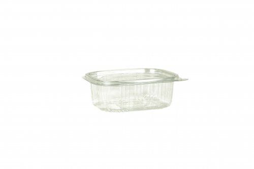 Envase PET tapa bisagra  117x144x49mm.