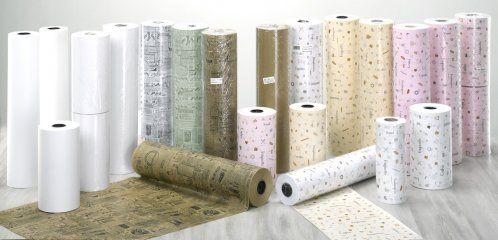 Sin impresión y en varios diseños estándar, desde modelos clásicos, vintage, hasta lo más actual y moderno.
BOBINAS PAPEL BLANCO 62 CM  8 Kg
BOBINAS PAPEL BLANCO 31CM 4 Kg
En papel celulosa, Kraft y antigrasa  de 35gr, 40gr y papel estucado para la bobina de regalo

 
Personalizamos todas las bobinas, consultenos
 