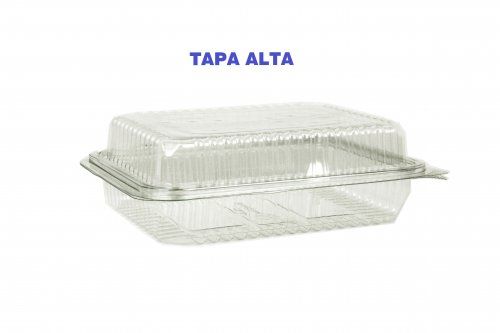 Envase PET Loncheado  146x196x70mm