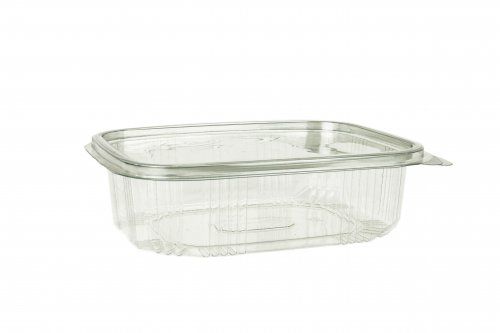 Envase PET tapa bisagra  190x228x65mm.