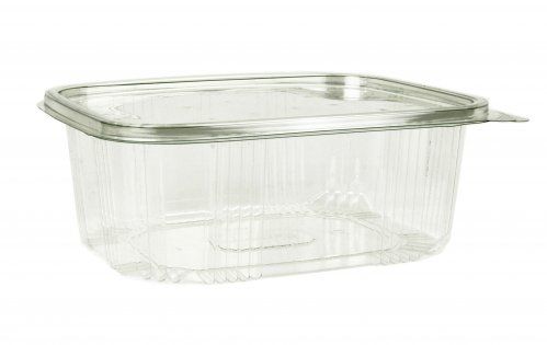 Envase PET tapa bisagra  189x227x84mm